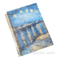 Hot Selling Oil Painting Spiral Notebook B5 Sketchbook